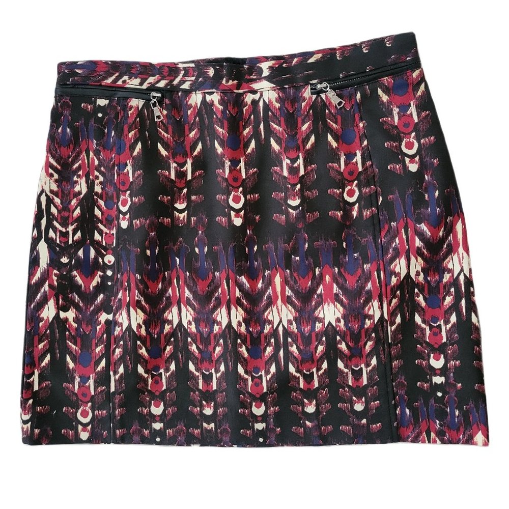 H&M Casual Women's Mini Skirt NEW Size 10 Black Red Blue